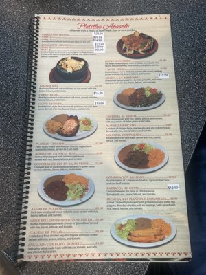 Menu photo 2 Abasolo Houston, TX