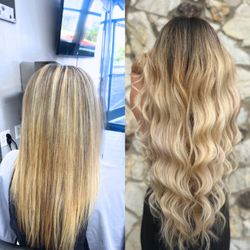 SHE Hair Extensions - Before & After using She Hair Extensions