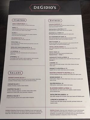 Menu photo 1 DeGidio's Saint Paul, MN