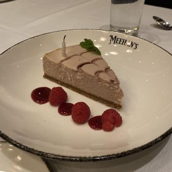 Meehan's Chophouse - OMG white chocolate raspberry cheesecake...the best I've ever had! - Steakhouses Near Me - Mansfield, Texas Meehan's Chophouse - OMG white chocolate raspberry cheesecake...the best I've ever had! - Steakhouses Near Me - Mansfield, Texas