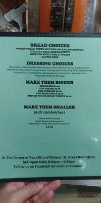 Menu photo 1 Taft Farms Great Barrington, MA Menu photo 1 Taft Farms Great Barrington, MA