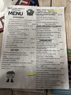 Menu photo 1 All American Eatery & Catering Co. Lubbock, TX Menu photo 1 All American Eatery & Catering Co. Lubbock, TX
