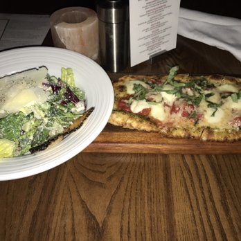 Pinstripes - Combo with the amazing margherita flatbread and Caesar salad. Had this for lunch one afternoon and it was filled me up perfectly! - Bowling Near Me - North Bethesda, Maryland Pinstripes - Combo with the amazing margherita flatbread and Caesar salad. Had this for lunch one afternoon and it was filled me up perfectly! - Bowling Near Me - North Bethesda, Maryland