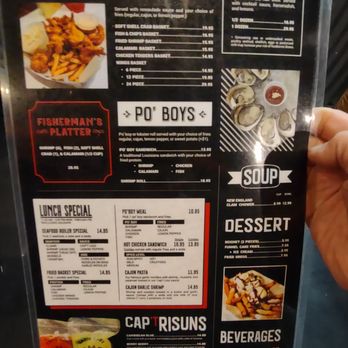 Cap't Loui - Fryer Menu - Seafood Near Me - Cupertino, California Cap't Loui - Fryer Menu - Seafood Near Me - Cupertino, California