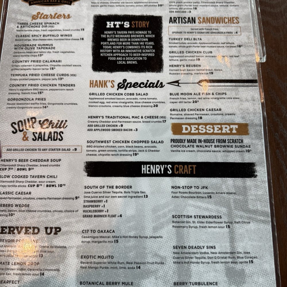 Henry's Tavern - Menu - Breakfast & Brunch Near Me - Portland, Oregon Henry's Tavern - Menu - Breakfast & Brunch Near Me - Portland, Oregon