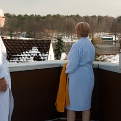 Sauna am Stölpchensee - Unser Dachterrasse