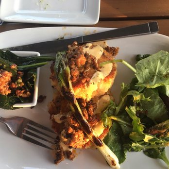 Upside Restaurant - Collards and crab cakes were AMAZING! - Seafood Near Me - Corolla, North Carolina