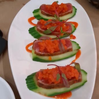 Aqua Terra Bistro - Ahi Tuna Bites - Southern Near Me - Buford, Georgia Aqua Terra Bistro - Ahi Tuna Bites - Southern Near Me - Buford, Georgia