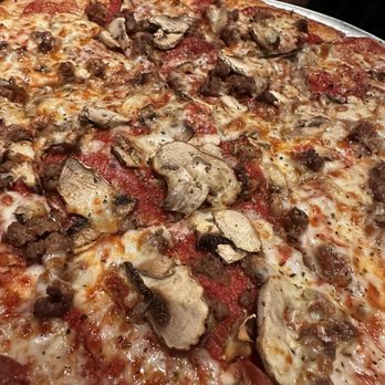 Crafters Pizza and Drafthouse - Sausage pepperoni and mushroom pizza - Pizza Near Me - Carmel, Indiana Crafters Pizza and Drafthouse - Sausage pepperoni and mushroom pizza - Pizza Near Me - Carmel, Indiana