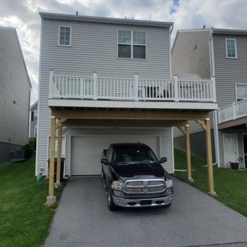 Saylors Construction & Home Maintenance - 2nd Floor Over Driveway Deck - Handyman Near Me - Blandon, Pennsylvania Saylors Construction & Home Maintenance - 2nd Floor Over Driveway Deck - Handyman Near Me - Blandon, Pennsylvania