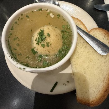 Veselka - Cup of matzo ball soup - Ukrainian Near Me - New York, New York Veselka - Cup of matzo ball soup - Ukrainian Near Me - New York, New York