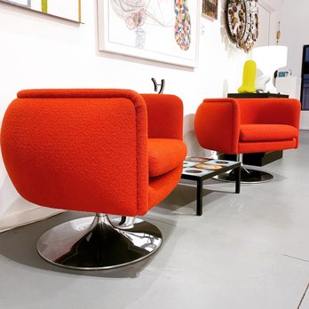 Object Culture - Joseph D'Urso Swivel Chairs for Knoll - Art Galleries Near Me - Cathedral City, California Object Culture - Joseph D'Urso Swivel Chairs for Knoll - Art Galleries Near Me - Cathedral City, California