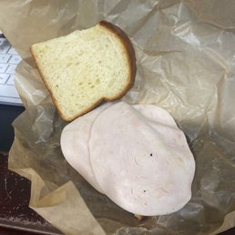 A COLD TURKEY AND TWO SLICES OF BREAD! A COLD TURKEY AND TWO SLICES OF BREAD!