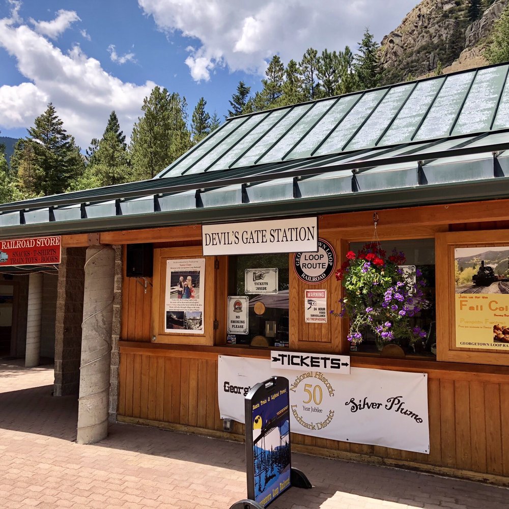 Georgetown Loop Railroad - Devil's Gate Station Ticket Office - Georgetown Loop Railroad - Museums Near Me - Georgetown, Colorado Georgetown Loop Railroad - Devil's Gate Station Ticket Office - Georgetown Loop Railroad - Museums Near Me - Georgetown, Colorado