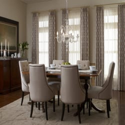 Flanagan Paint & Supply - Benjamin Moore Paint - Custom side panels in a dining room.