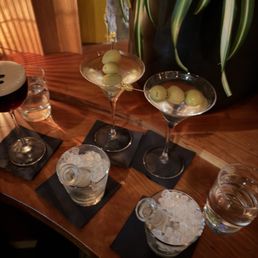 Dirty martinis (sidecars included...what a blessing) Dirty martinis (sidecars included...what a blessing)