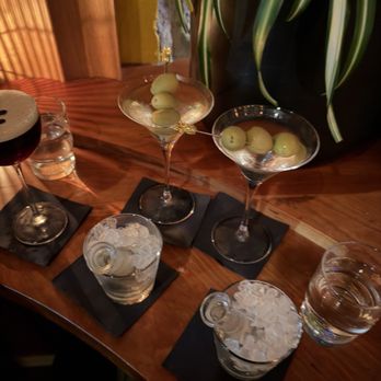 Pacific Cocktail Haven - Dirty martinis (sidecars included...what a blessing) - Cocktail Bars Near Me - San Francisco, California Pacific Cocktail Haven - Dirty martinis (sidecars included...what a blessing) - Cocktail Bars Near Me - San Francisco, California