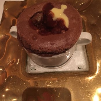 Gary Danko - Baked Chocolate Soufflé with Two Sauces - New American Near Me - San Francisco, California