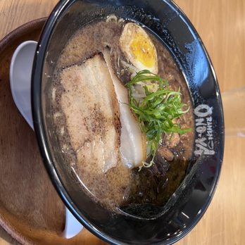 Onoya Ramen - This is the Tonkotsu Black ramen! My husband ate it up and enjoyed everything. - Ramen Near Me - Honolulu, Hawaii Onoya Ramen - This is the Tonkotsu Black ramen! My husband ate it up and enjoyed everything. - Ramen Near Me - Honolulu, Hawaii