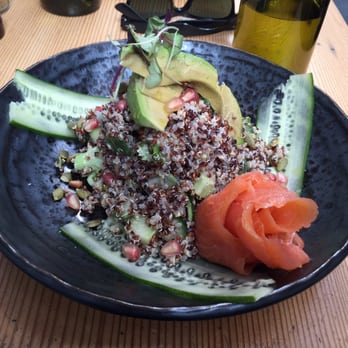 Vertue Coffee Roasters - Quinoa salad with smocked salmon - Coffee & Tea Near Me - Melbourne, VIC