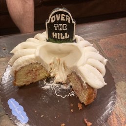 Delicious. White Chocolate Raspberry Bundt Cake. Candle was not included. Delicious. White Chocolate Raspberry Bundt Cake. Candle was not included.