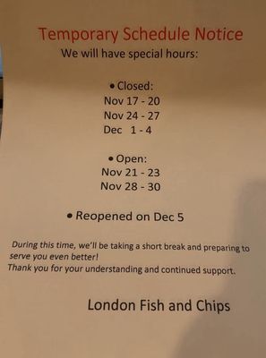 Menu photo 5 London Fish 'N Chips Hayward, CA