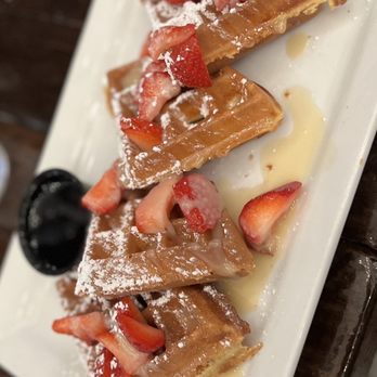 Eggspectation - Richmond - Strawberry N Salted Caramel Waffles - Breakfast & Brunch Near Me - Richmond, Virginia