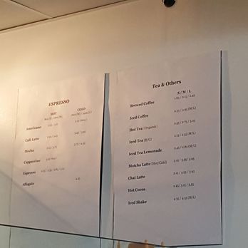 Bark Coffee - Menu as of 11/4/17 - Coffee & Tea Near Me - Whittier, California Bark Coffee - Menu as of 11/4/17 - Coffee & Tea Near Me - Whittier, California