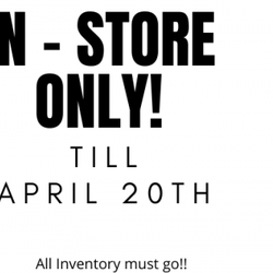 Peach Vitamins - We are closing our physical store after 22 years and moving over to online only. Everything in the store must go!! Buy 1 Get 1 SALE till Apr
