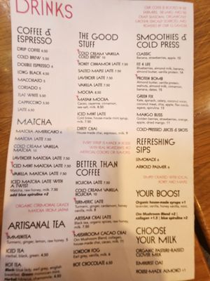 Menu photo 1 Parakeet Cafe - Little Italy San Diego, CA
