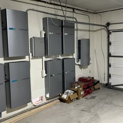 Sunergy - 8 x Enphase 5P batteries.