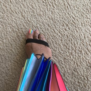 Foxy Nail - May hooked up my Rainbow Palazzo Pants with these  beautiful nails!  BLAM!! Thanks May!! - Nail Salons Near Me - Duarte, California