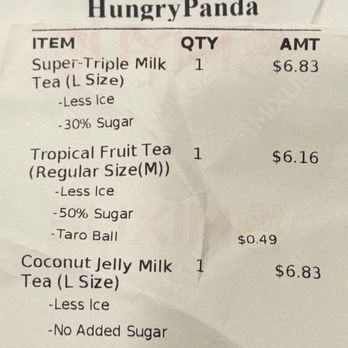 Mixue - Receipt - Ice Cream & Frozen Yogurt Near Me - Sunnyvale, California