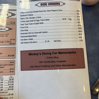 Mickey's Diner - Menu - Diners Near Me - Saint Paul, Minnesota