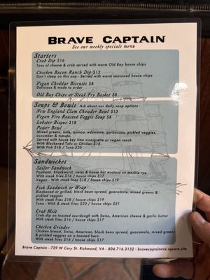 Menu photo 8 Brave Captain Richmond, VA Menu photo 8 Brave Captain Richmond, VA