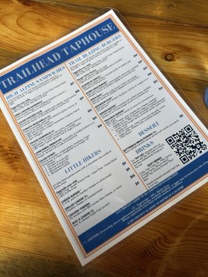 Menu photo 1 Trailhead Taphouse & Kitchen Golden, CO