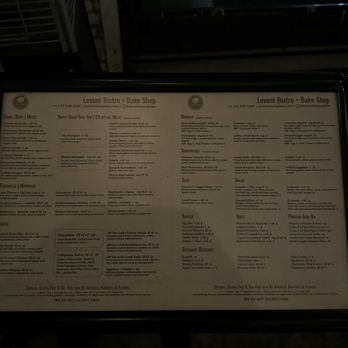 Levant Bistro - Menu - Gluten-Free Near Me - Los Angeles, California Levant Bistro - Menu - Gluten-Free Near Me - Los Angeles, California
