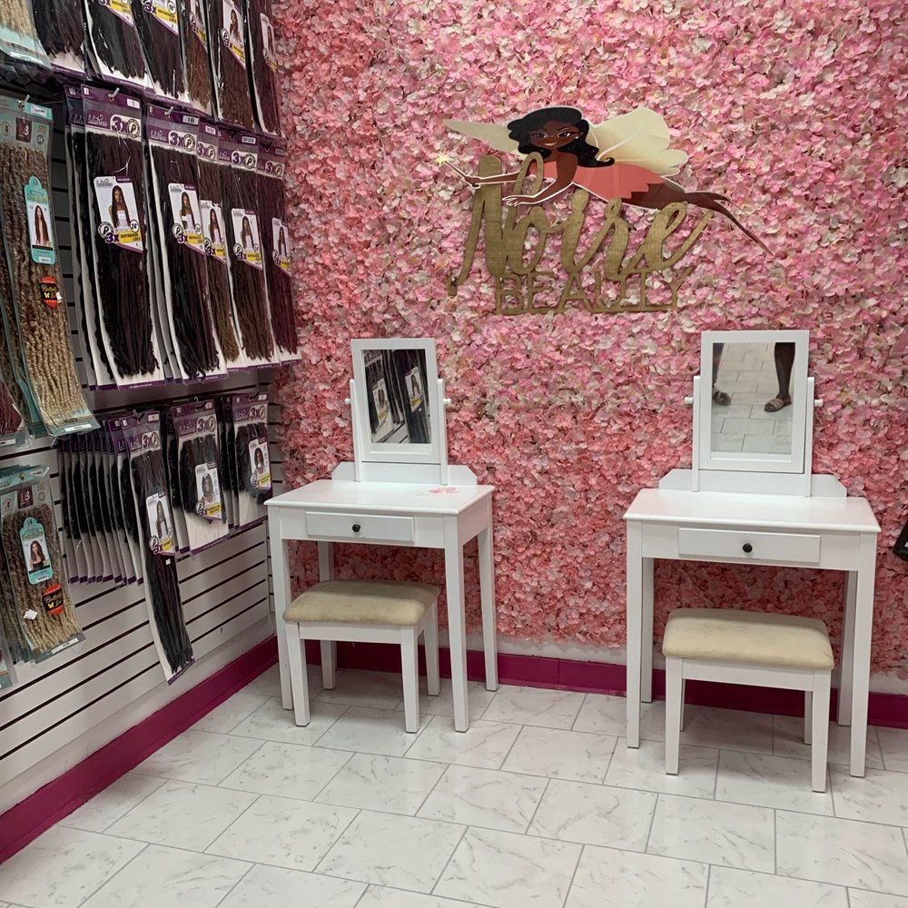 Noire Beauty Supply - Crochet hair (left) ; interior decor - Cosmetics & Beauty Supply Near Me - Baton Rouge, Louisiana Noire Beauty Supply - Crochet hair (left) ; interior decor - Cosmetics & Beauty Supply Near Me - Baton Rouge, Louisiana