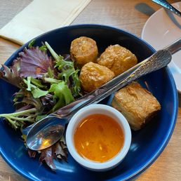 Fried tofu appetizer