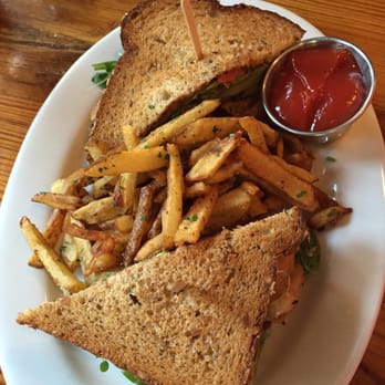 Satis Bistro - Grilled Chicken Sandwich with Fries - Wine Bars Near Me - Jersey City, New Jersey Satis Bistro - Grilled Chicken Sandwich with Fries - Wine Bars Near Me - Jersey City, New Jersey