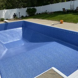 Heritage Pools - Pool liner before water