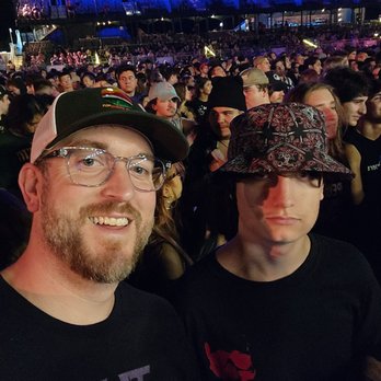 Huntington Bank Pavilion - Trying to act cool at Suicide Boys - Outdoor Movies Near Me - Chicago, Illinois