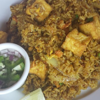 Sticky Rice - Curry Fried Rice with Tofu - Laotian Near Me - Murphy, Texas Sticky Rice - Curry Fried Rice with Tofu - Laotian Near Me - Murphy, Texas