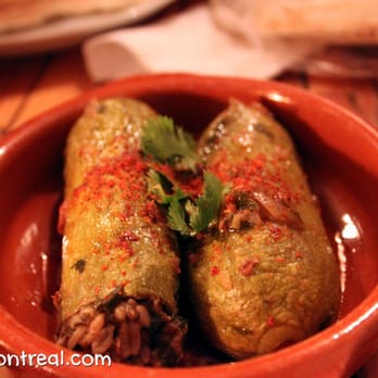 KazaMaza - Dolma Yalanij Stuffed Zuchinni: Zucchini stuffed with rice, vegetables,pine nuts and raisins - Middle Eastern Near Me - Montreal, Quebec KazaMaza - Dolma Yalanij Stuffed Zuchinni: Zucchini stuffed with rice, vegetables,pine nuts and raisins - Middle Eastern Near Me - Montreal, Quebec
