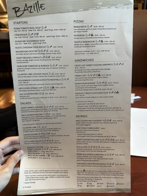 Menu photo 1 Bazille Canoga Park, CA Menu photo 1 Bazille Canoga Park, CA