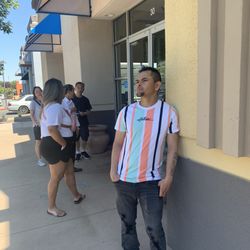 Chase Bank - Esperando a usar el cajero