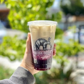 The Burrow - Blueberry Cornmilk w/ Almond Jelly - Bubble Tea Near Me - Brisbane, California The Burrow - Blueberry Cornmilk w/ Almond Jelly - Bubble Tea Near Me - Brisbane, California