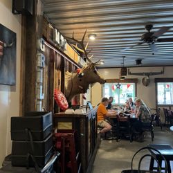 Mountain Cheers Grill Haus - Elk head