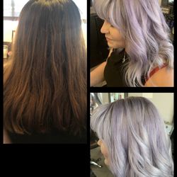 Before and After: 2nd Session. Iced Lavendar