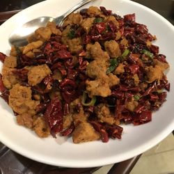 Red Chilli Sichuan Restaurant - Chicken with dry chilli